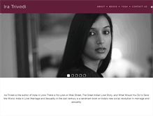 Tablet Screenshot of iratrivedi.in